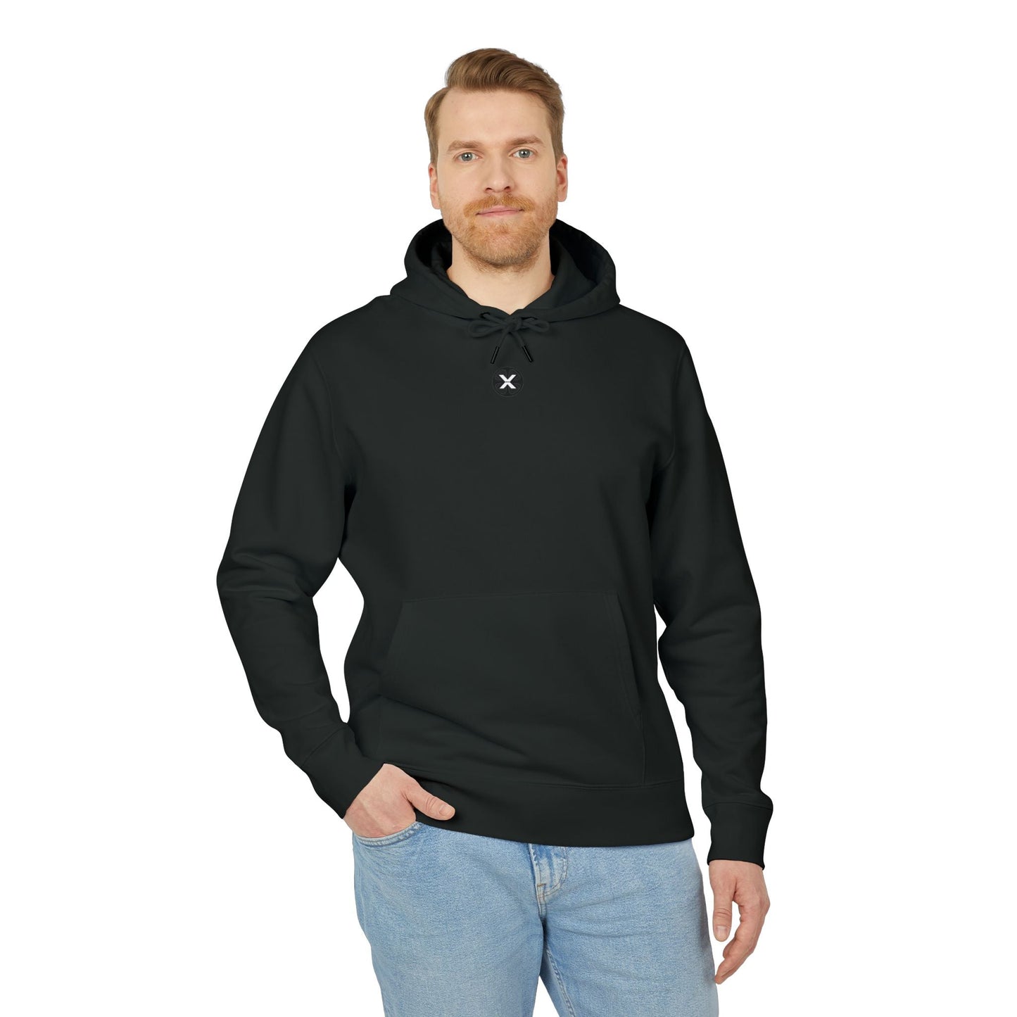 Oversized hoodie by x-streets with “Die With Memories” design – bold front and back print, organic and recycled materials, EU-made streetwear.