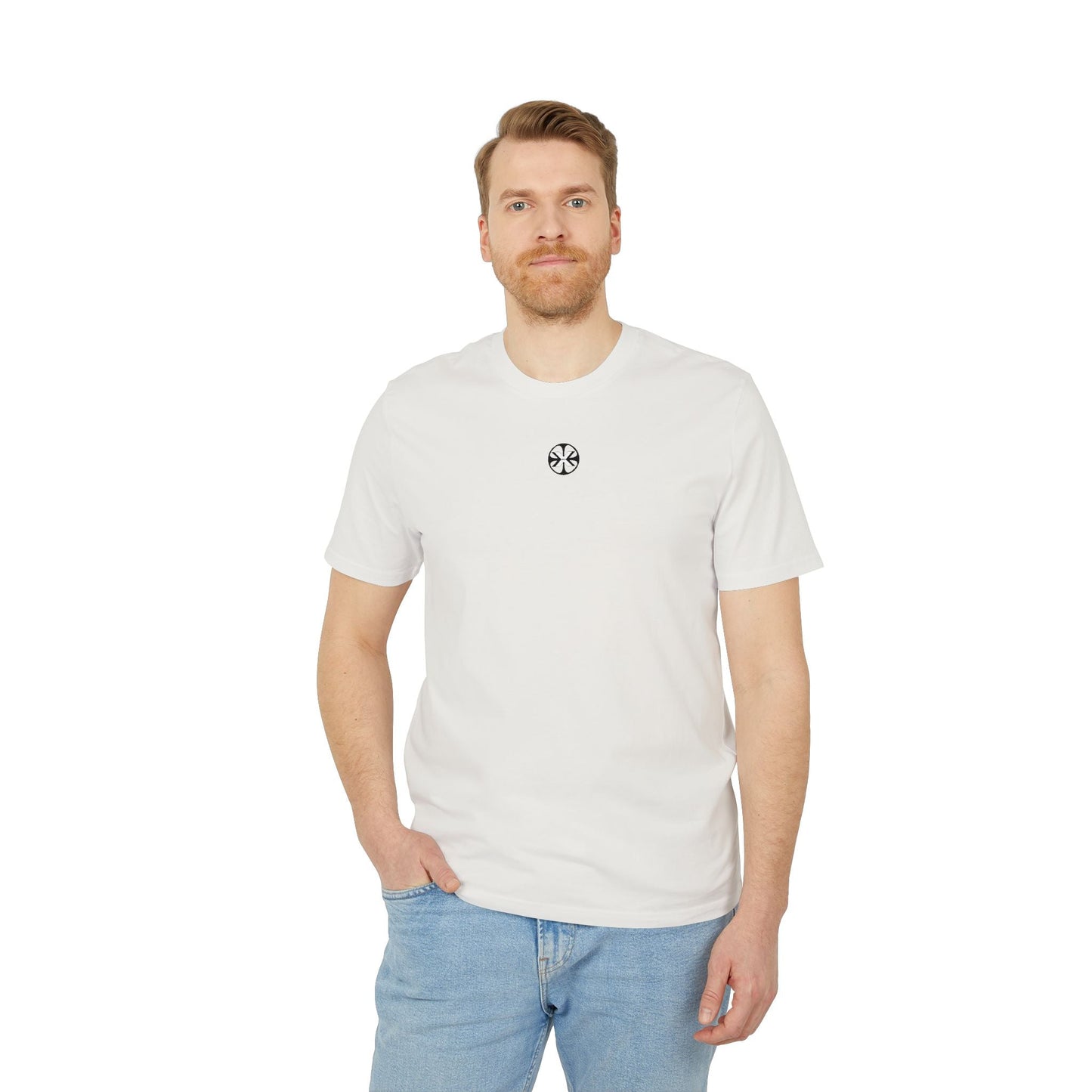 Oversized streetwear t-shirt by x-streets with “David” design – renaissance art remix with street edge, organic cotton, EU-made.
