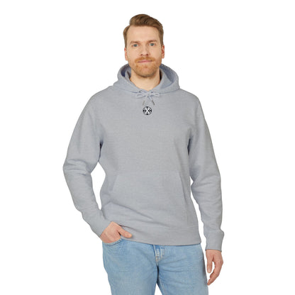 Oversized hoodie by x-streets with “Die With Memories” design – bold front and back print, organic and recycled materials, EU-made streetwear.