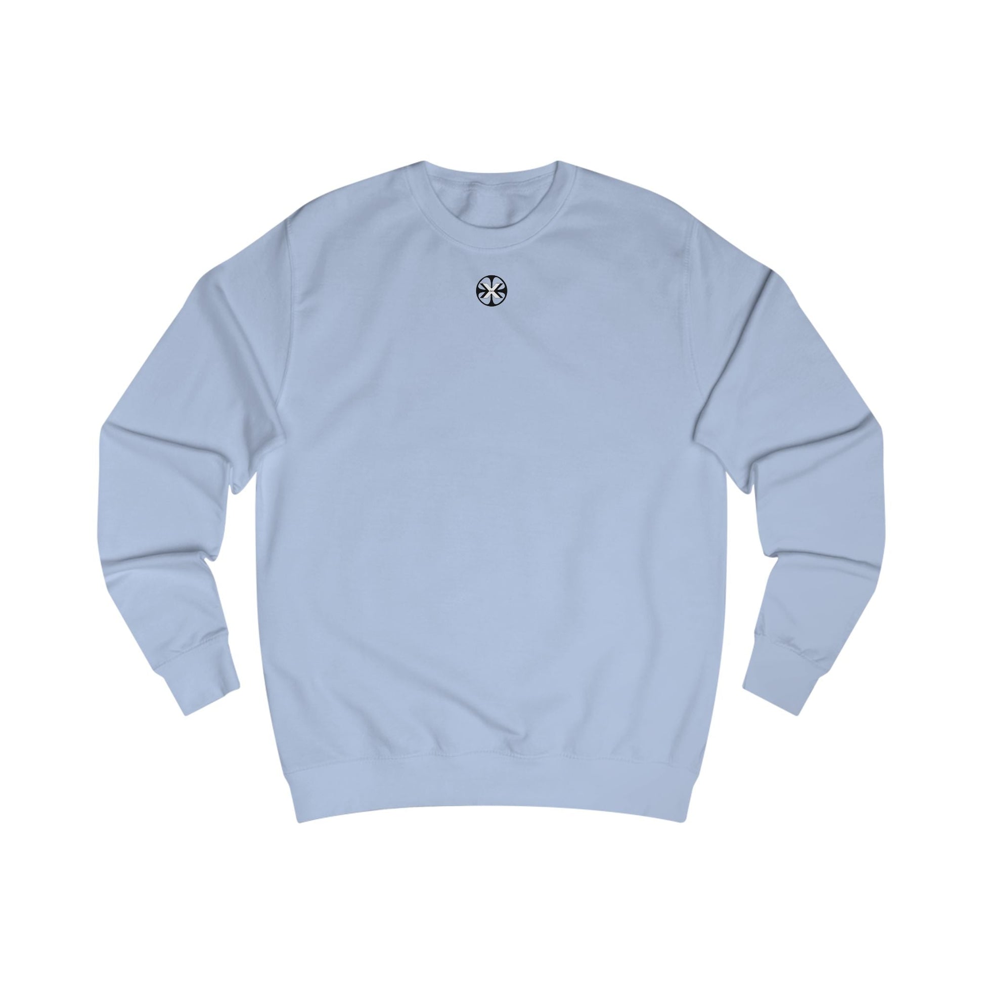 Oversized streetwear sweater by x-streets with “Memento Mori” design – philosophical back print, heavyweight cotton blend, EU-made streetwear.