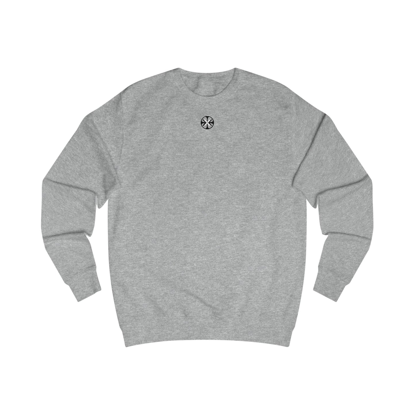 Oversized streetwear sweater by x-streets with “Memento Mori” design – philosophical back print, heavyweight cotton blend, EU-made streetwear.