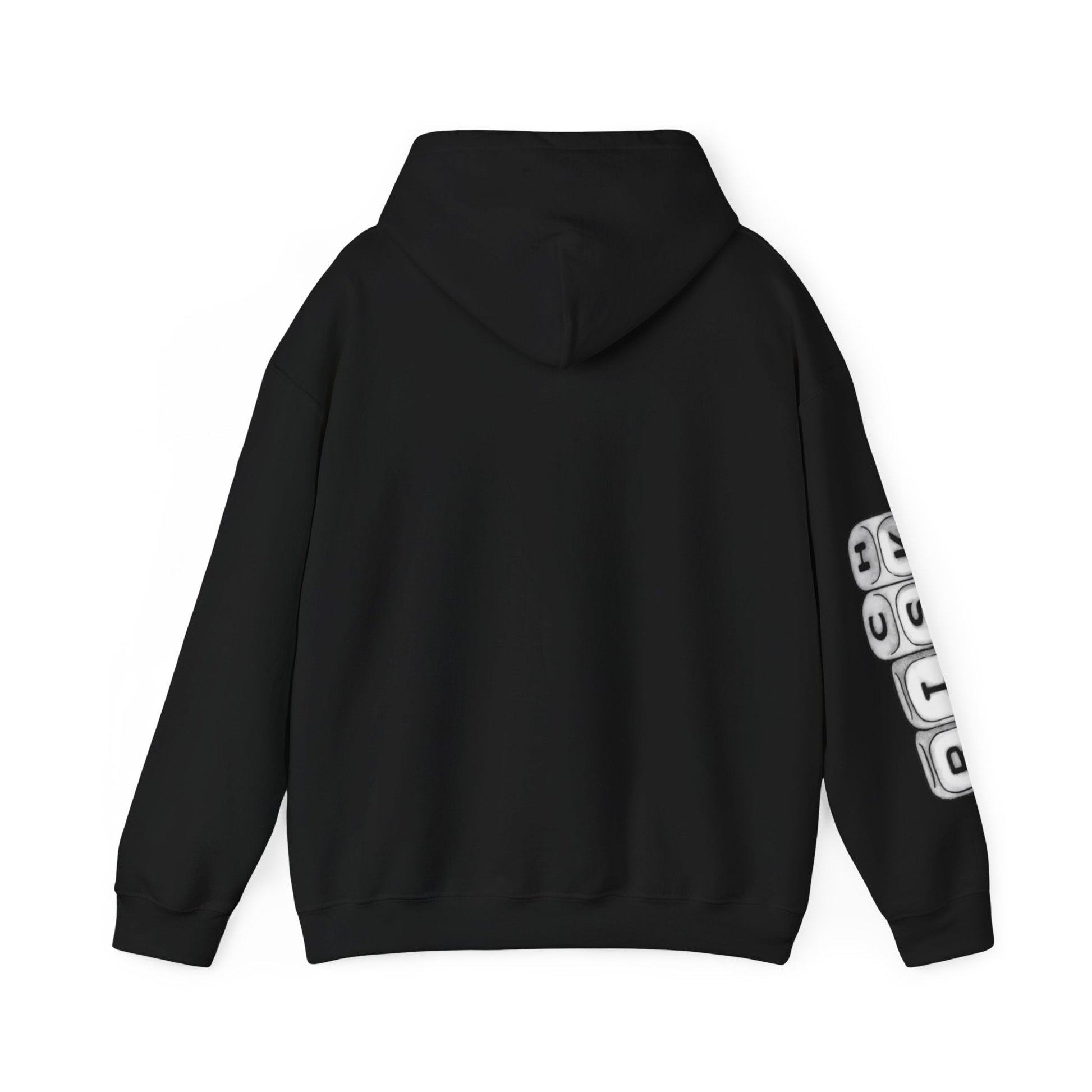 Oversized hoodie by x-streets with bold “Risk” artwork – cotton-poly blend, front and back DTG print, made in the EU for fearless fits.