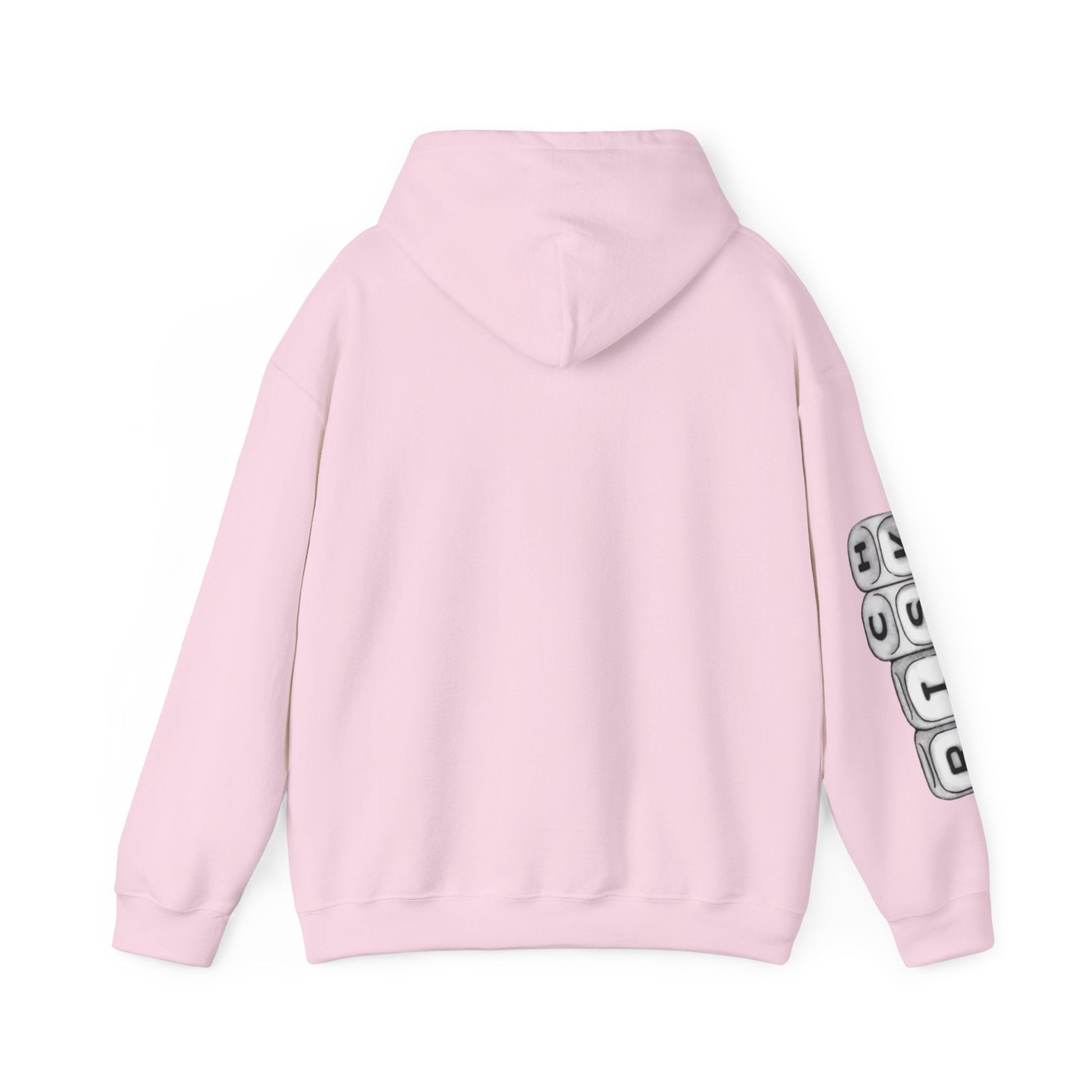 Oversized hoodie by x-streets with bold “Risk” artwork – cotton-poly blend, front and back DTG print, made in the EU for fearless fits.