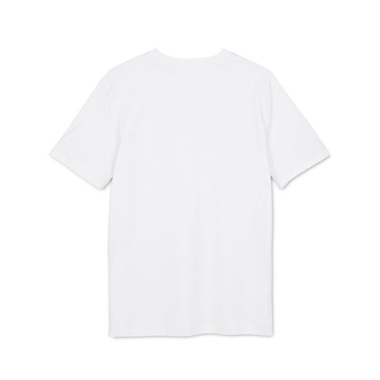 Oversized organic t-shirt by x-streets with “Two Faces” art print – symbolic back design, sustainable cotton, EU-made streetwear.